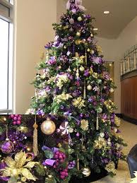 Purple Christmas Tree Decorating Ideas Opulent Gold And Imperial Purple A Rich Luxurious Co Purple Christmas Tree Purple Christmas Beautiful Christmas Trees