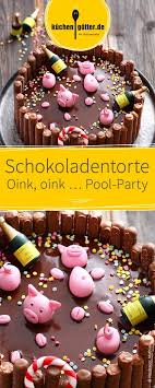 Schokoladentorte Mit Marzipan Schweinchen Motivtorte Rezept Schokoladentorte Schokoladen Torte Motivtorte