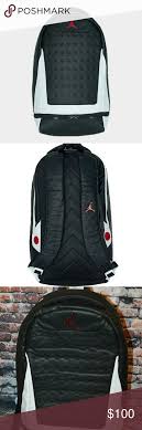 Jordan Retro 13 Backpack Black And White Nike Air Jordan Retro 13 Backpack Bookbag Bag Air Jordans Retro Nike Air Jordan Retro Stylish Backpacks