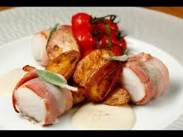 Ccmlc Lieu Au Lard Tomates Confites Et Pommes Grenaille Pomme Grenaille Tomates Confites Lard