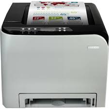 If you have a network connection from the printer to a network hub, using a wired (ethernet) or. Ricoh Aficio Sp C252dn A4 Colour Laser Printer