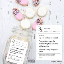 Printable Rx Label For Cookie Prescription Jar Etsy Nurse Appreciation Gifts Jar Labels Cookie Gifts