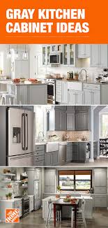 Create A Soothing Kitchen Oasis With Gray Cabinet Ideas From The Home Depot Match This Trending Color With A Variety O Home Depot Kitchen Kitchen Cabinets Home Depot Kitchen Design
