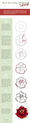 A good idea here is to maintain a good. Pin By Kimberly Alves On Illustrations Old School Rose Rose Tutorial Flower Drawing