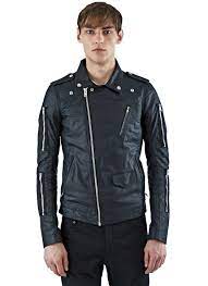 Rick Owens Leather Biker Jacket Biker Jacket Rick Owens Men