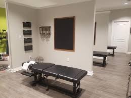 Semi Private Adjustment Bays Chiropractic Office Design Chiropractic Office Chiropractic Office Decor