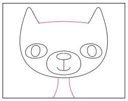 Pin by genius on cute cute drawings cute anime cat cute kawaii animals. Draw A Cartoon Cat Face Art Projects For Kids