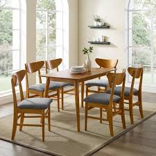 Best prices & largest inventory. Crosley Furniture Landon Acorn Dining Set 7 Piece Kf13048ac The Home Depot Dining Set Dining Room Sets 7 Piece Dining Set
