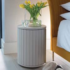 | featured selection of curated night stands from top brands. Lisette Ivory Left Bedside Table Displayed In Room Set