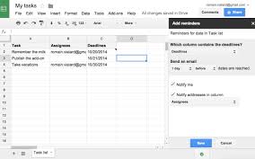 Go to more formats and the click on custom number format. Add Reminders For Google Sheets Time To Learn Add Reminder Google Sheets Reminder