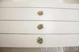 Satin nickel finishes keep a cool tone in this bathroom. 8 Diy Ideas For Inexpensive Drawer Pulls You Can Make Yourself