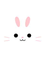 The basic bunny face can be used with any bunny costume and is appropriate for all ages. Face Rabbit Line Theme Line Store