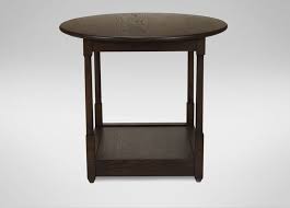 What S New Living Room Ethan Allen Round Side Table Side And End Tables Side Table