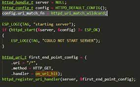 Use * (asterisk) to match pattern. Esp Http Server H Has No Wildcard Platformio Ide Platformio Community