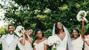From its softly pleated fabric in a fresh green hue to its delicate ruffle neckline, there is so much to love about this floral midi dress. 26 Ways To Style Your Wedding Party