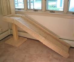 Even after they've been declawed, cats continue to exhibit scratching behaviors. Cat Ramp With Scratching Post Pet Classics Dog Ramp For Bed Cat Ramp Dog Ramp