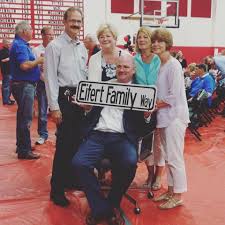 City names bricked alley Eifert Family Way in honor of family of community  givers, fallen police officer