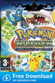 Download Pokemon Ranger Shadows Of Almia Nintendo Ds Nds Rom Nintendo Ds Pokemon Nintendo