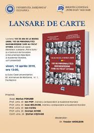 Evenimentul care a marcat istoria poporului român rămâne așadar unirea din 1918. 100 De Ani De La Marea Unire 100 De PersonalitÄƒÈ›i MaramureÈ™ene Ce Au FÄƒcut Istorie Expunerea Acad Marius Porumb Buletin De Carei