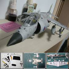 Get inspired by our community of talented artists. Card Models Toy 1 33 Scale British Aerospace Sea Harrier Fighter Paper Model Building Sets Military Model Collections Card Model Building Sets Aliexpress