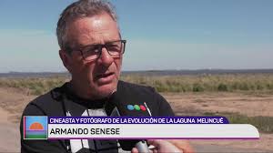 MELINCUE la laguna crece rápidamente análisis del videasta y fotógrafo  Armando Senese.-