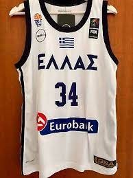 Giannis antetokounmpo antetokounmpo with the milwaukee bucks in 2018 no. Giannis Antetokounmpo 34 Griechenland National Basketball Team Trikot Milwaukee Bucks Ebay