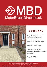 Looking online, the standard meter boxes seem to be 150mm deep but i only have about 120mm i don't like the surface mounted boxes and they would stick out into the driveway down the side of the. Types Of Gas Meter Box Installations