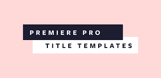 Virtually every editor that has ever used premiere has had the opportunity to browse the atrocious library of default text styles. 16 Free Premiere Pro Title Templates Perfect For Any Video Motion Array