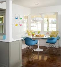 Shed some light on your new kitchen nook with a hanging pendant lamp centered over your table. 7 Quick Breakfast Nook Decorating Tips