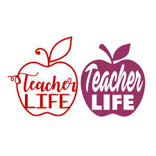 Download Teacher Life Cuttable Design