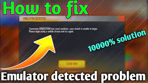 How to bypass emualtor detection free fire in phoenix os dm4.7. How To Fix Emulator Detected Problem In Freefire Youtube