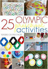 20 Olympic Themed Games For Preschool And Kindergarten Kids Winter Olympics Activities Summer Preschool Activities Summer Olympics Crafts