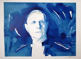 Portrait Of General De Gaulle, Lithograph Signed Raymond Moretti, Numbered  155/200