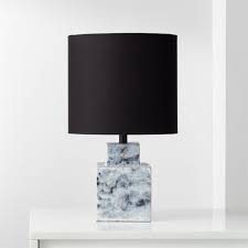 Shop Winslow Square Table Lamp Glazed Ceramic Square Base Is Tiered To Perfection In This Handmade Bla Square Table Lamp Contemporary Table Lamps Table Lamp