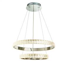 We did not find results for: 2 Ring Led Modern Ceiling Pendant In Chrome And Crystal
