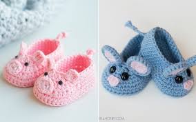 Only free knitting projects and patterns. Fun Animal Baby Booties Free Crochet Patterns