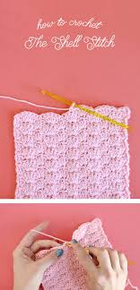 The more advanced stitches are often combinations of these basic stitches, or are made by inserting the hook into the work in unusual locations. How To Crochet The Shell Stitch For Beginners Persia Lou