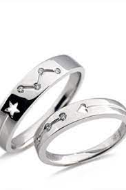Constellation Wedding Band Set Silver Wedding Rings For Him And Her Zc Matching Rings For Couple V 2020 G Obruchalnye Kolca Nabor Iz Obruchalnyh Kolec Brillianty