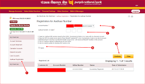 Pnb Me Aadhaar Registration Kaise Karte Hai Link Aadhaar In Punjab National Bank Registration National Mobile Banking