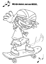 Rocket power dibujos para colorear. Coloring Pages Rocket Power 1