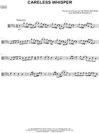 It is one of the few songs in which the instrumental section has become more popular than the rest of the song. George Michael Careless Whisper Viola Sheet Music In Bb Minor Download Print Sku Mn0214101