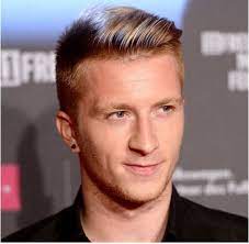 He has tight fade on the sides and some highlights on the upper side of hairs. Marco Reus Haircut Hairstyle 2019 Taperfadehaircut Com