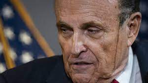 Hair Dye Sweat Drips From Rudy Giuliani S Face In Press Conference Youtube