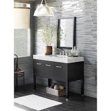 You know, when you're remodeling your bathroom, that's another decision. Ronbow Calabria 48 Inch Bathroom Vanity Set In Black With Mirror Marble Countertop With Ceramic Bathroom Sink In White Overstock 13984510