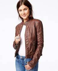Jou Jou Faux Leather Moto Jacket Coats Women Macy S Faux Leather Moto Jacket Faux Leather Jacket Women Vegan Leather Jacket