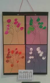 Seasonal Calendar Created By Kids Kids Calendar Toddler Crafts Christmas Crafts