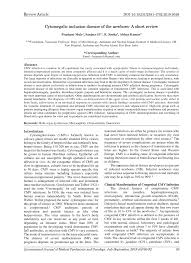 Pdf Cytomegalic Inclusion Disease Of The New Born A Short Review