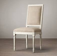 vintage french square upholstered side chair french dining chairs fabric dining room chairs furniture dining chairs