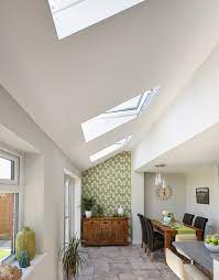 You get 100% view of the plants outside and of the sun which is always a. Velux Windows In Home Extensions Modern Esszimmer Kent Von Sterlingbuild Houzz