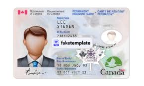 Online bulk credit card generator. Canada Fake Permanent Resident Card Canada Id Card Template Psd In 2021 Id Card Template Social Security Card Card Template